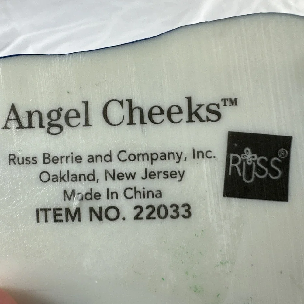 2001 Angel Cheeks Russ Double Angel Cheeks w/ FireplaceBase Kirks Kritters NWT